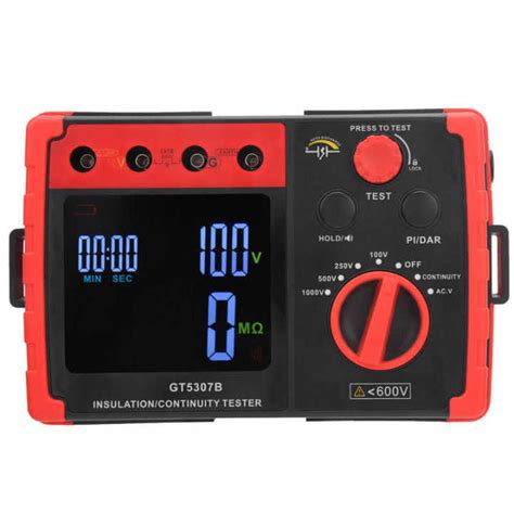 Digital Insulation Resistance Continuity Tester High Voltage Short