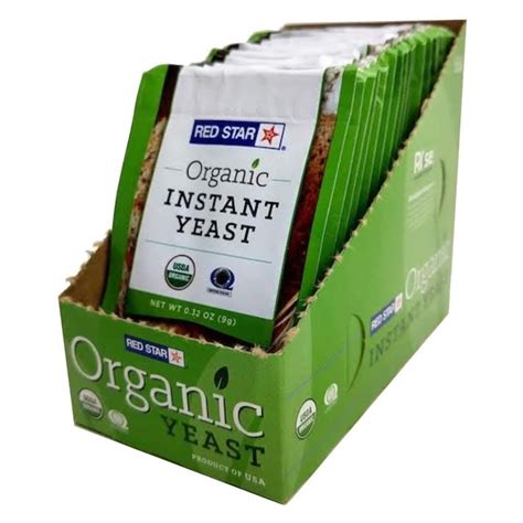 Bioreal Organic Yeast Box Of 40 For Homebaking Artisan Bread
