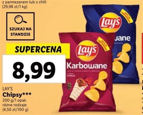 Promocja Lay S Chipsy G W Lidl