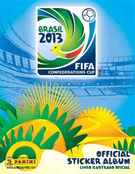 AToupeira Panini lança álbum oficial da Copa das Confederações FIFA 2013