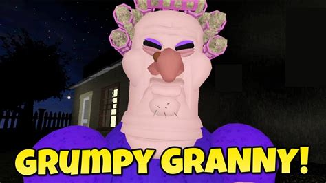 Escape Grumpy Granny Scary Obby Roblox Youtube Grumpy Roblox Granny