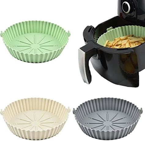 Pi Ces Pot En Silicone Pour Friteuse Air Moule Silicone Air Fryer