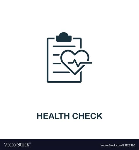 Health Check Icon Premium Style Design From Vector Image