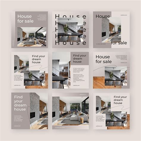 10 Green Real Estate Instagram Post Templates Master Bundles