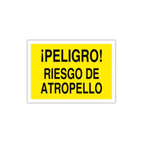 Se Al Peligro Riesgo De Atropello Solo Texto Ebersign