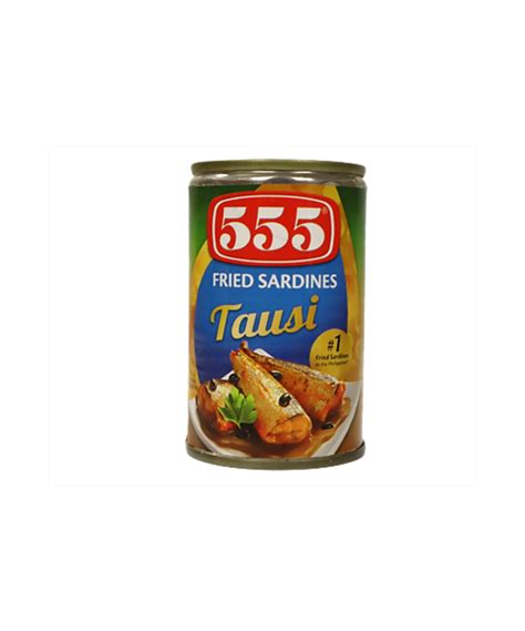 555 Fried Sardines With Tausi 155g Romas Basket