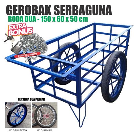 Jual Gerobak Roda Dua X X Cm Gerobak Rangka Besi Gerobak