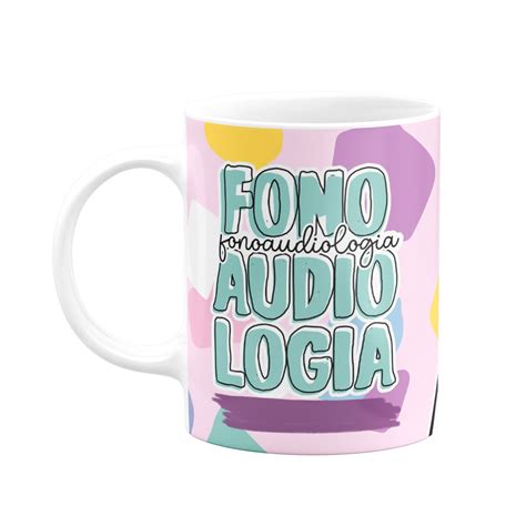 Caneca De Porcelana Personalizada Flork Fonoaudiologia Elo