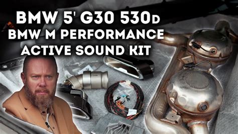 Bmw M Performance Active Sound Kit For Bmw 5 G30 530d Diesel Youtube