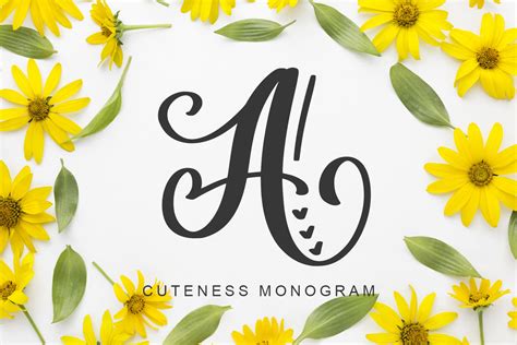 Amorah Monogram Font By Abodaniel Creative Fabrica