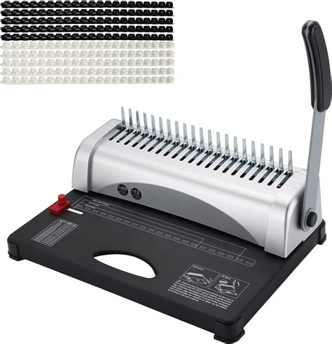 Myfully Comb Binding Machine 21 Holes 450 Sheets Paper Punch Binder