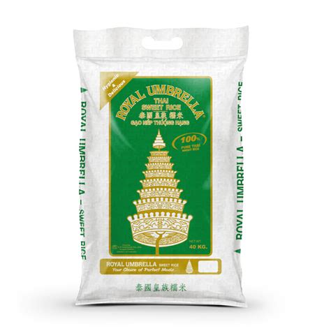 Royal Umbrella Thai Glutinous Rice 1kg White Fazco Trading Company