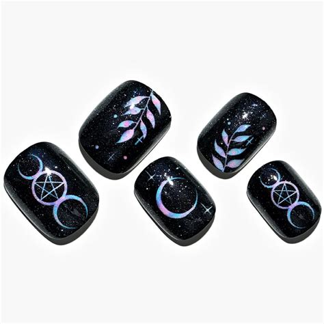 Amazon Press On Nails Extra Short Squoval Glamermaid Gothic