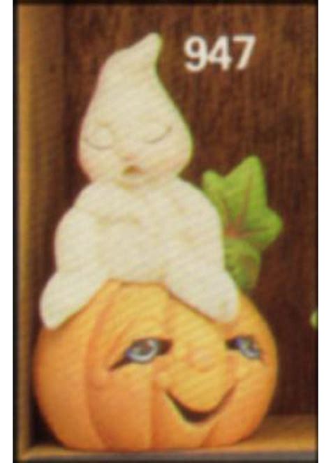 Creative Kreations Ceramics And Ts Baby Ghost Sitting On Pumpkin 5