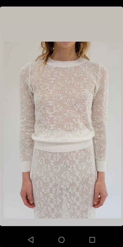 Pin by Natali Neff on вязание White lace skirt Lace sweater dress