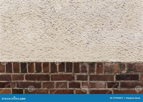 Outside Wall Bricks Plaster Textured Background Stock Image Image