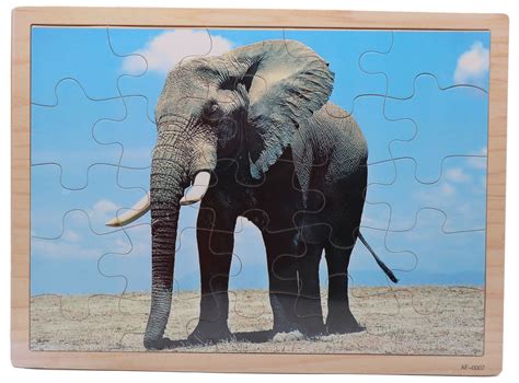 25 Piece Wooden Elephant Puzzle Buy Online In South Africa