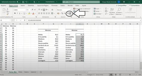 An Lise De Dados No Excel Aula Blog Da Prof Fernanda Maciel