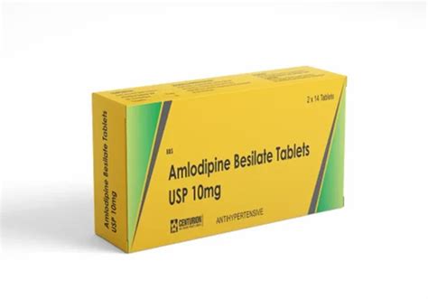 Amlodipine Besylate 10 Mg Tablets USP At 560 Box Amlodipine