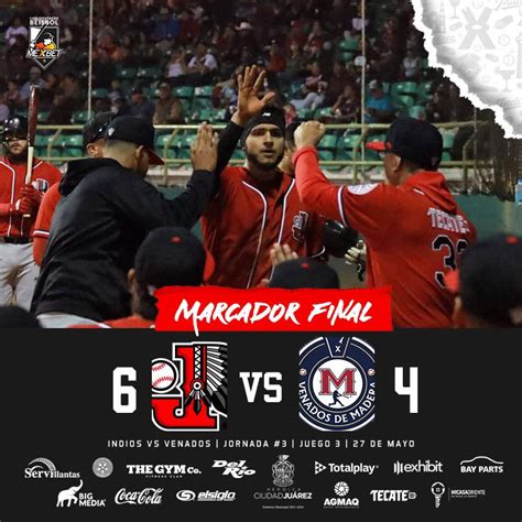 Indios De Ciudad Ju Rez On Twitter Hoy Ganaron Los Indios Nos