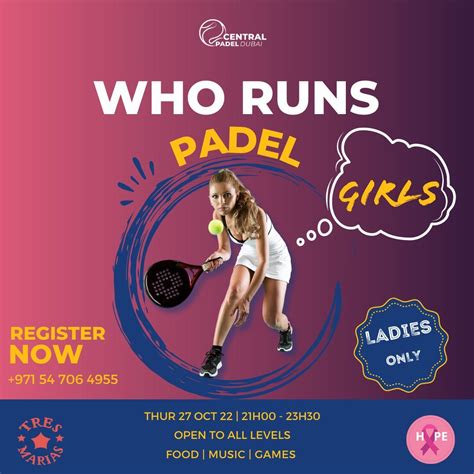 Ladies Central Padel Dubai Tournament Wecourts Padel Tennis