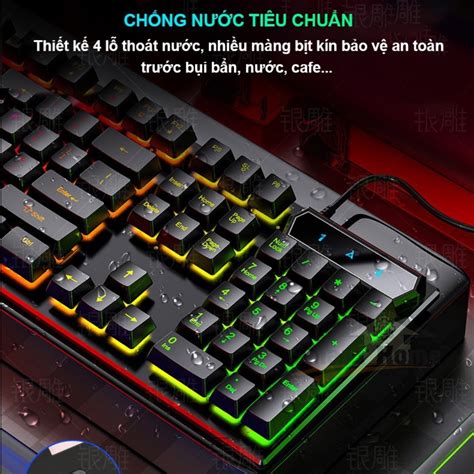 Mua Bàn Phím Cơ Gaming RGB V5 Pro Multi Led Black phím bấm cực tốt