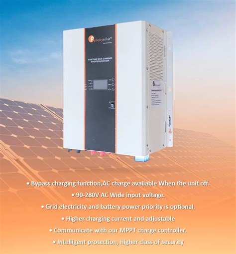 Felicity Solar Inverter 4kw 48v 220v Dcac Off Grid Solar Inverter Built In Mppt Controller