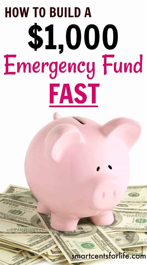 How To Build An Emergency Fund And Save Your First Fast Smart