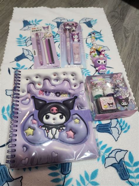 Kuromi Stationery Set Hobbies And Toys Stationery And Craft Other Stationery And Craft On Carousell