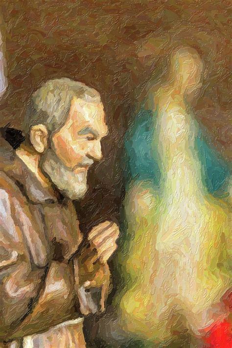 Illustration Saint Father Pio Photograph By Vivida Photo Pc Fine Art