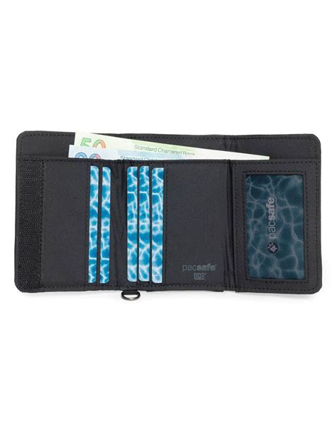 Portfel Turystyczny Antykradzie Owy Rfidsafe Trifold Wallet Black