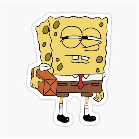 "Sponge Bob Side eye meme" Sticker for Sale by Bubblegumcuties | Redbubble