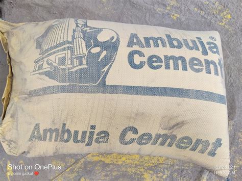 50 Kg Ambuja PPC Cement At Rs 450 Bag Ambuja Cement In Keshorai Patan