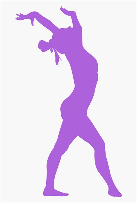 Gymnastics Silhouette Color , Free Transparent Clipart - ClipartKey