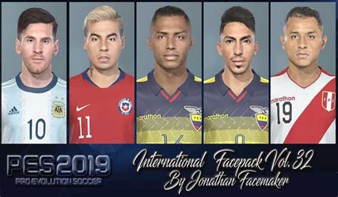 فیس پک International Vol 32 برای PES 2019 توسط Jonathan مودینگ وی