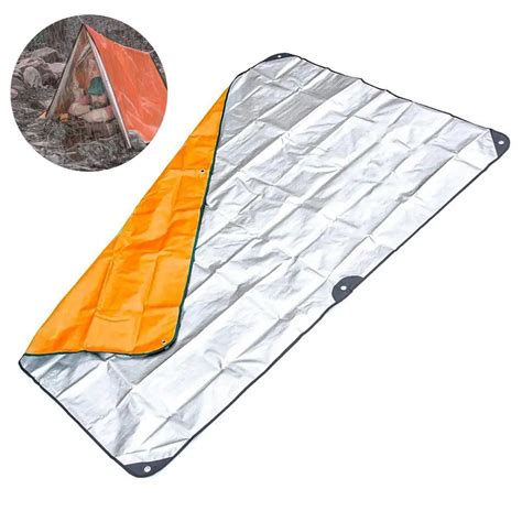 Outdoor Water Proof Emergency Survival Rescue Blanket Foil Thermal Space First Aid Sliver Rescue