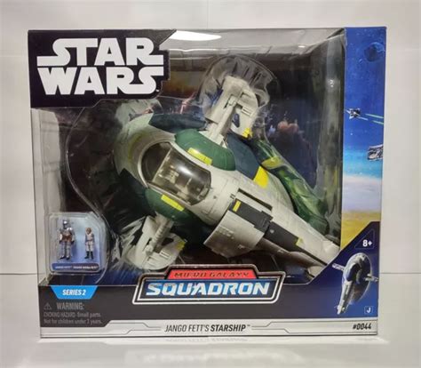 STAR WARS MICRO Galaxy Squadron Jango Fett S Starship Series 2 0044