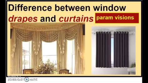 What Is Window Drapes And Curtainsdifference Between Window Drapes And