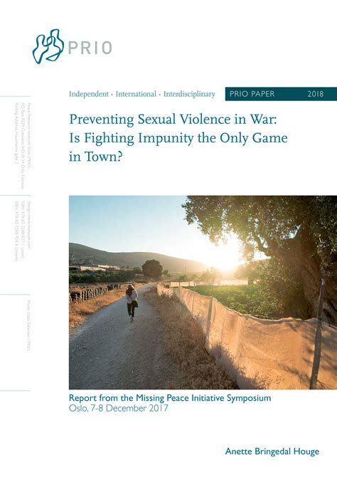 Preventing Sexual Violence In War Is Fighting Impunity The Only Game