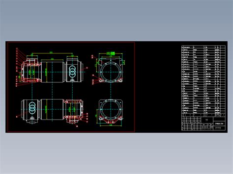 轧辊轴承座装配图autocad 2000模型图纸下载 屿双网