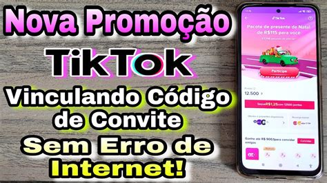 COMO VINCULAR CÓDIGO DE CONVITE NA NOVA PROMOÇÃO DO TIKTOK SEM ERRO DE