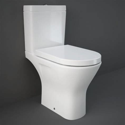 RAK Resort Maxi Comfort Height Close Coupled Rimless Toilet Soft