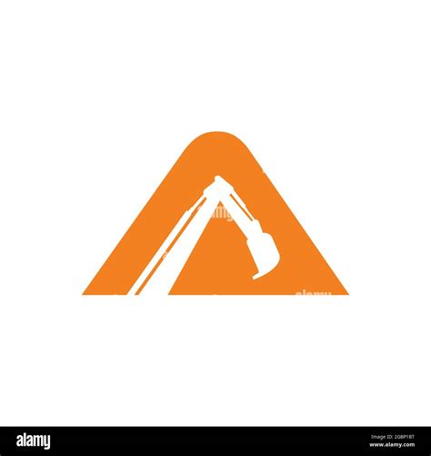 A Vector Ilustración Del Logotipo Del Monograma De Construcción Carta Inicial A Imagen Vector De