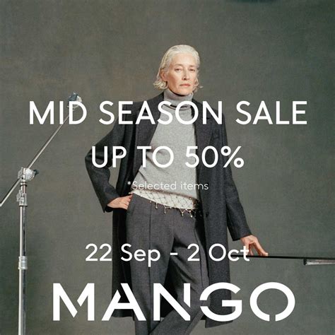 Mango End Of Season Sale ลดสูงสุด 50 เริ่ม 15 มิย 2566 Thpromotion