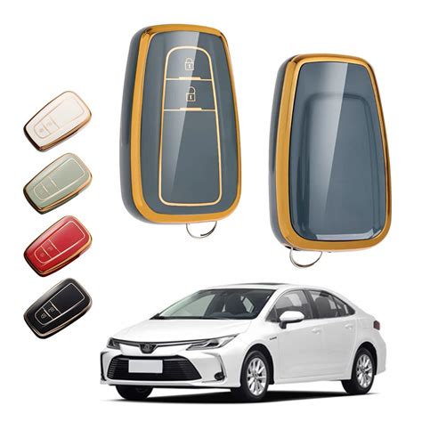 Moda Tpu Carro Remoto Chave Caso Capa Escudo Fob Para Toyota Corolla