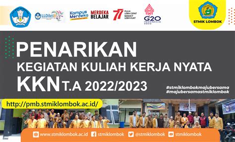 PENARIKAN KULIAH KERJA NYATA KKN TAHUN 2022 Selamat Datang STMIK