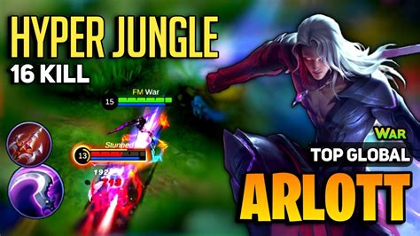 HYPER JUNGLE Arlott Best Build 2023 Arlott Gameplay Top Global By