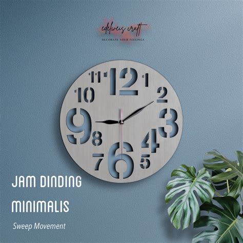 Jual JAM DINDING MINIMALIS JAM DINDING AESTHETIC JAM DINDING