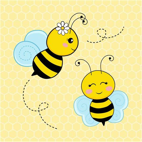 Collection Set Of Cartoon Cute Bee With Different Pose 27501900 Vector