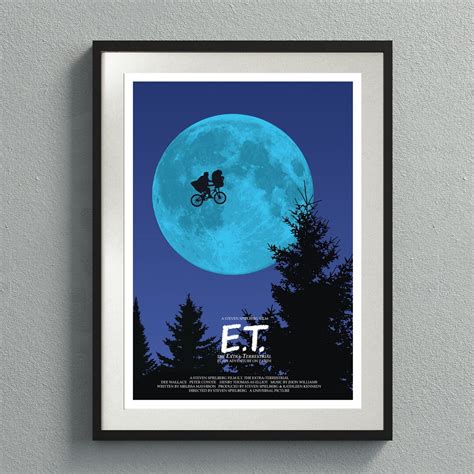 ET Movie Poster Digital Download, Movie Poster, Wall Art Print ...